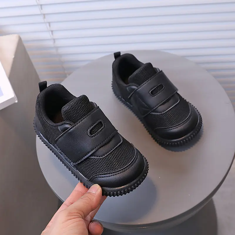 Spring Fall Breathable Mesh Children Physical Training Shoes Comfortable Soft Bottom Running Shoes Girl Boy Flat Sneakers H07183