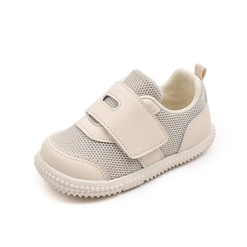 Spring Fall Breathable Mesh Children Physical Training Shoes Comfortable Soft Bottom Running Shoes Girl Boy Flat Sneakers H07183