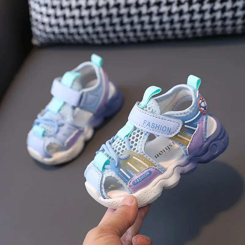 1-6 Years Kids Sneaker New Summer Sport Sandals Baby Boys Breathable Mesh Tenis Shoes Girls Antislip Toddler Shoes Sandal H01226