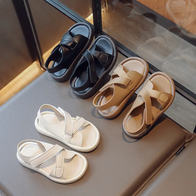 School Summer Boys Kids Shoes England New Children's Water Shoes Sandals Non-Slip Casual Shoes Children Platform Sandals H04283