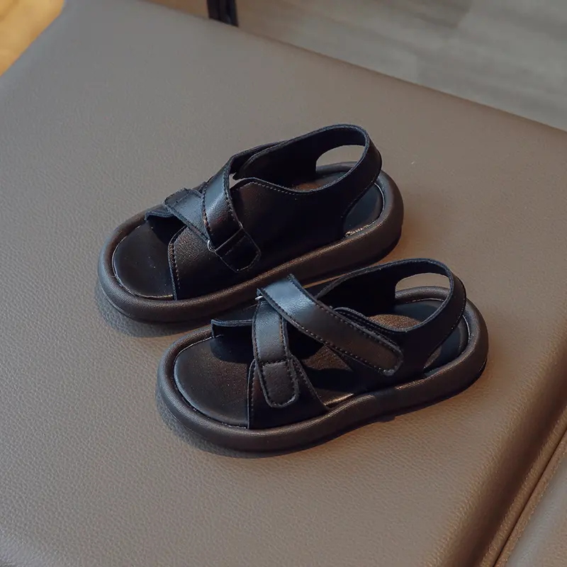 School Summer Boys Kids Shoes England New Children's Water Shoes Sandals Non-Slip Casual Shoes Children Platform Sandals H04283