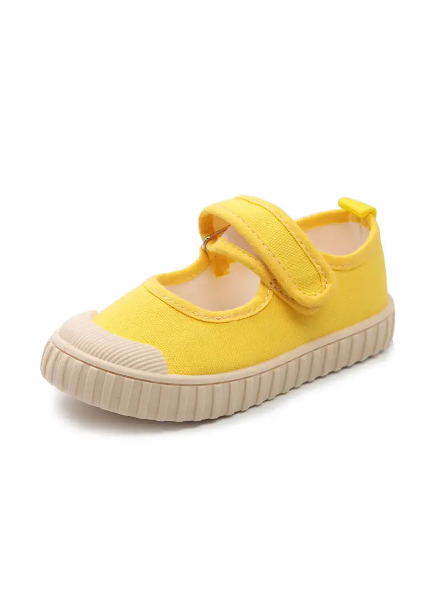 2024 New Spring Non-leather Casual Shoes for Girls Flat Heel Children Canvas Shoes Toddler Girl Sneaker School Footwear H02231