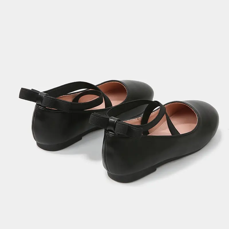 Girl Shoe 3-12Y Baby Girl Christmas Shoes Party Performance Ballet Flats Slip on Boat Shoes Girl Dress Ballerinas Princess Shoes