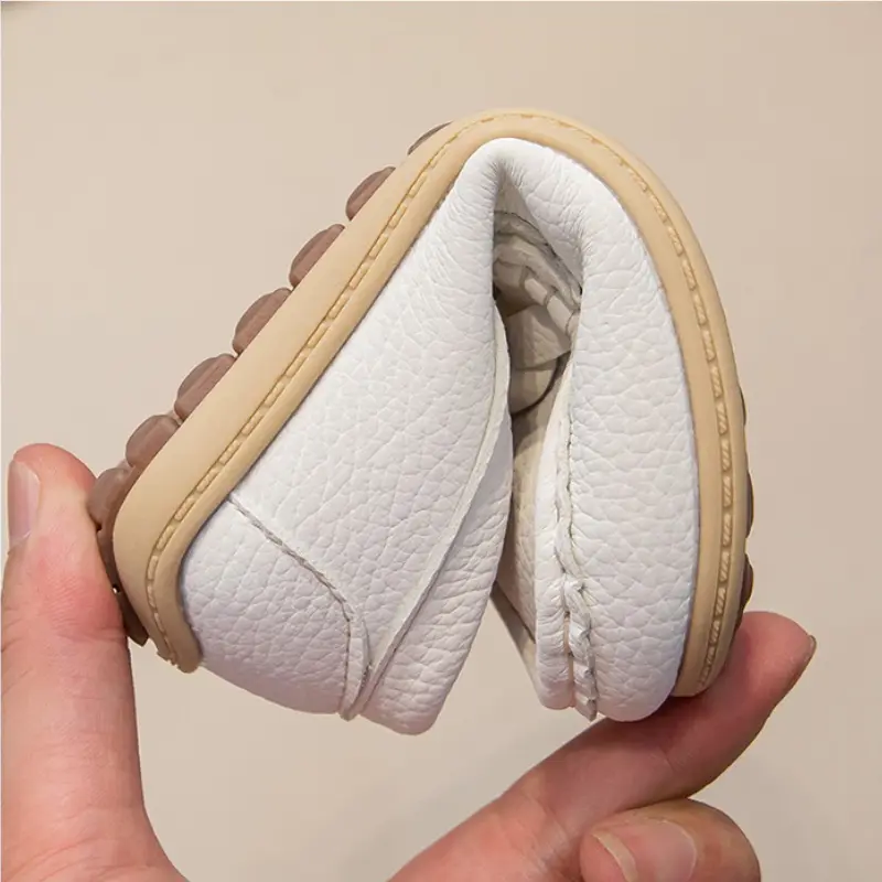Leather Luxury Kids Loafers Baby Little Boys Girls Moccasins Toddler Flats Casual Boat Children's Wedding Shoes Autumn