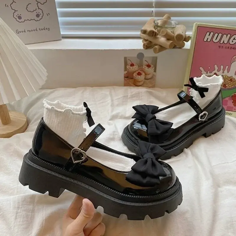 2025 Children Leather Shoes for Girls Autumn New Fashion Korean Style Soft Sole Anti-slippery Versatile Princess Mary Jane Shoes