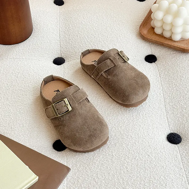 2025 Spring New Children Leather Shoes for Girls Fashion Korean Style Soft Anti-slippery Chic Versatile Breathable Flats