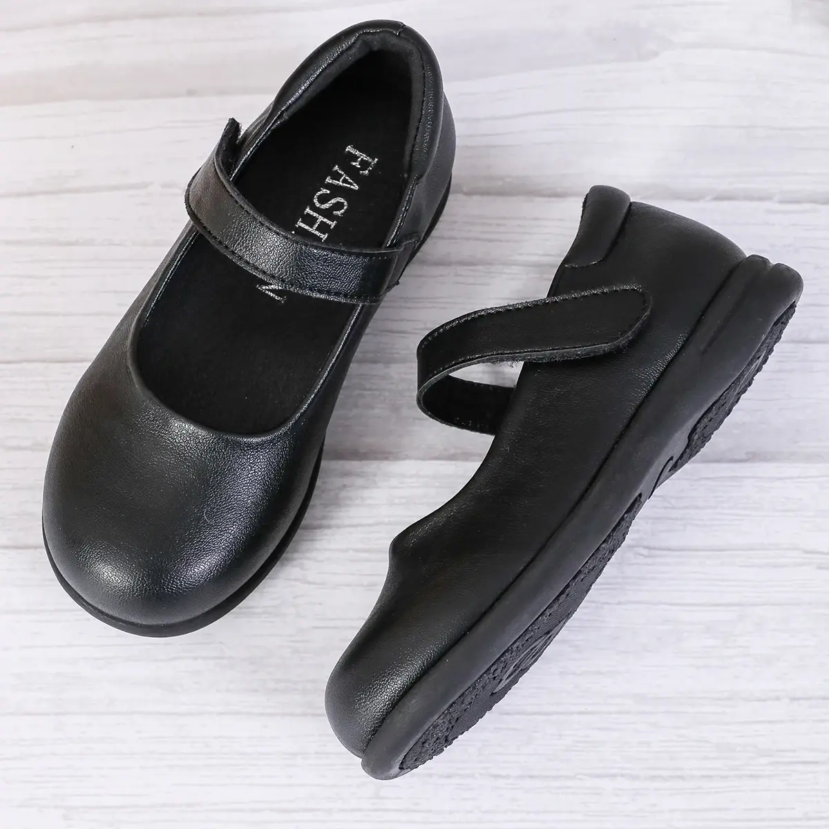Princess Girls Kids Leather Shoes For Medium Big Girl Children Casual Flats Floral Flowers Shoes For Wedding Birthday Show