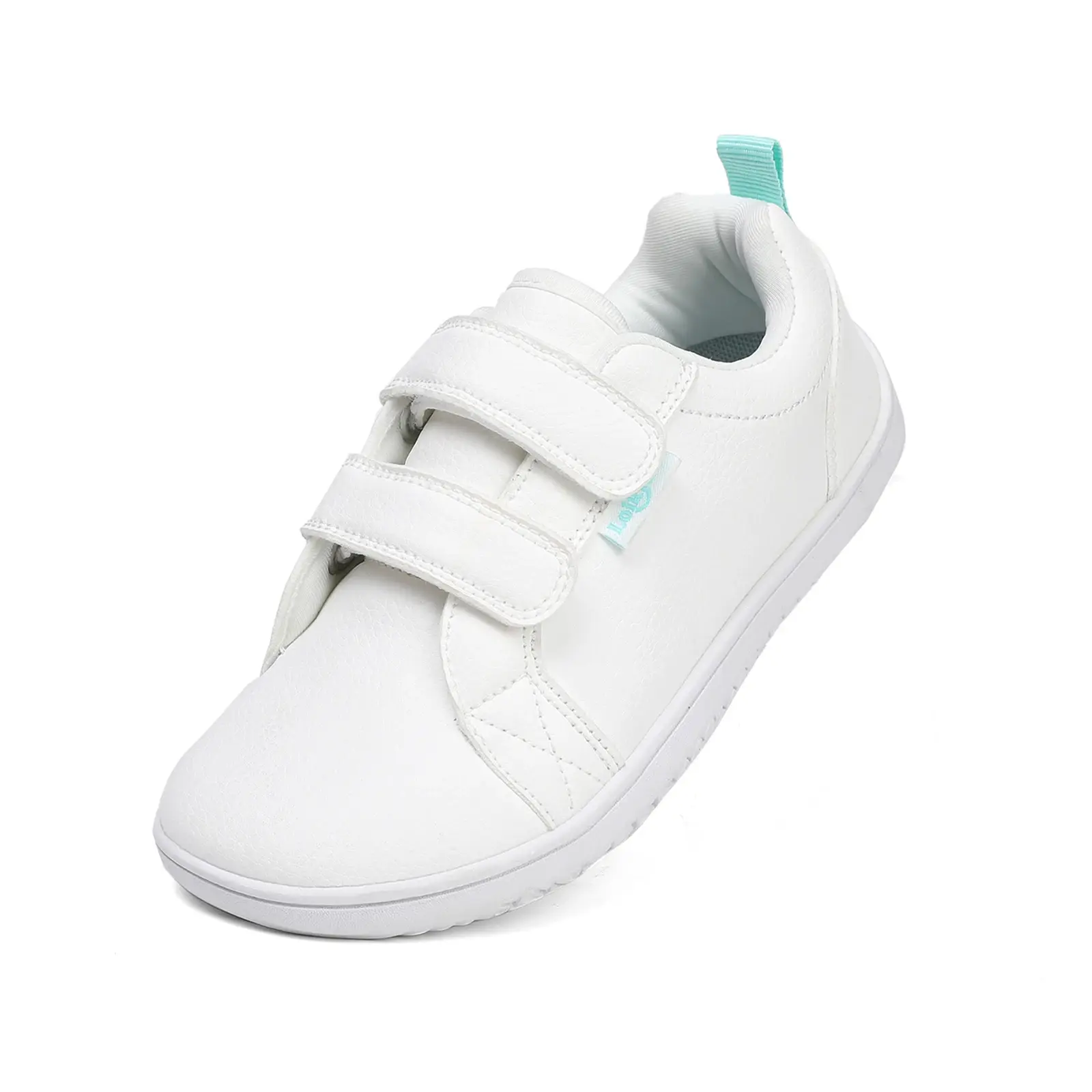 Boys Girls Shoes Kids Fashion Sneakers Lightweight Artificial Leather Walking Flats Wide Toe Barefoot School Shoes