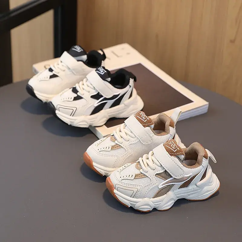 Sneakers for Children 2024 Designer Platform Casual Sports Running Shoes Girls Students Match Color Fashion Boys Sneakers G01084
