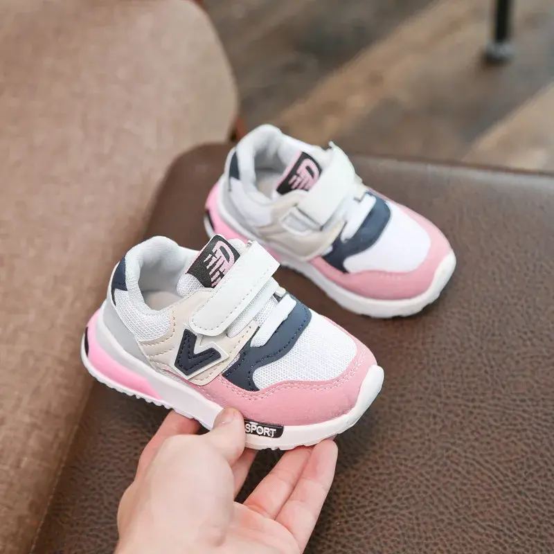 2025 Fashion Children's Sneakers Breathable Mesh Boys Casual Shoes Sport Running Kids Lightweight Outdoor Sneakers Girls I07175
