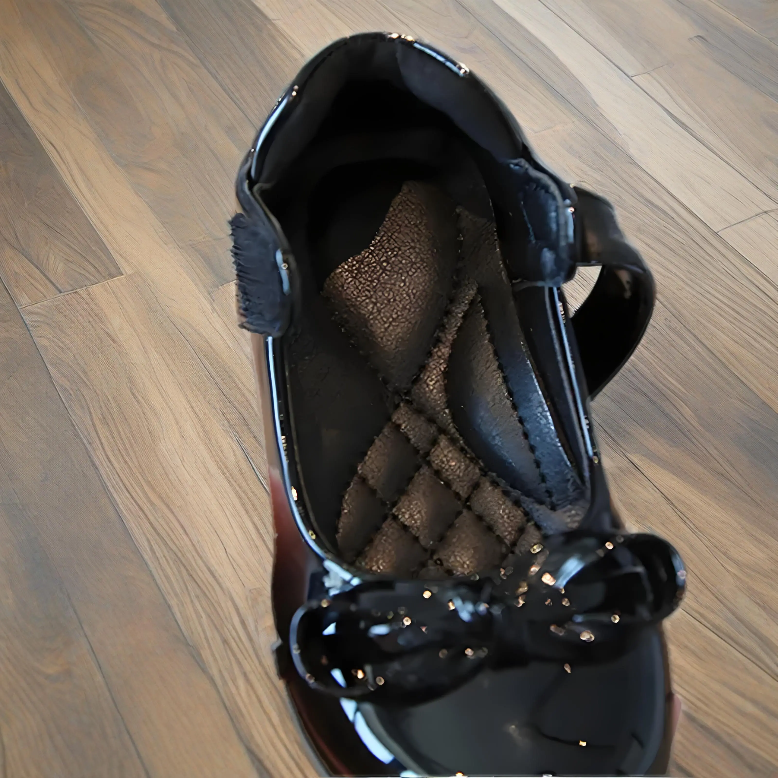 Simple bow embellished brightly upper black leather shoes for Girls Classic Formal Black Dress Shoes New Kids White Shoes I07134