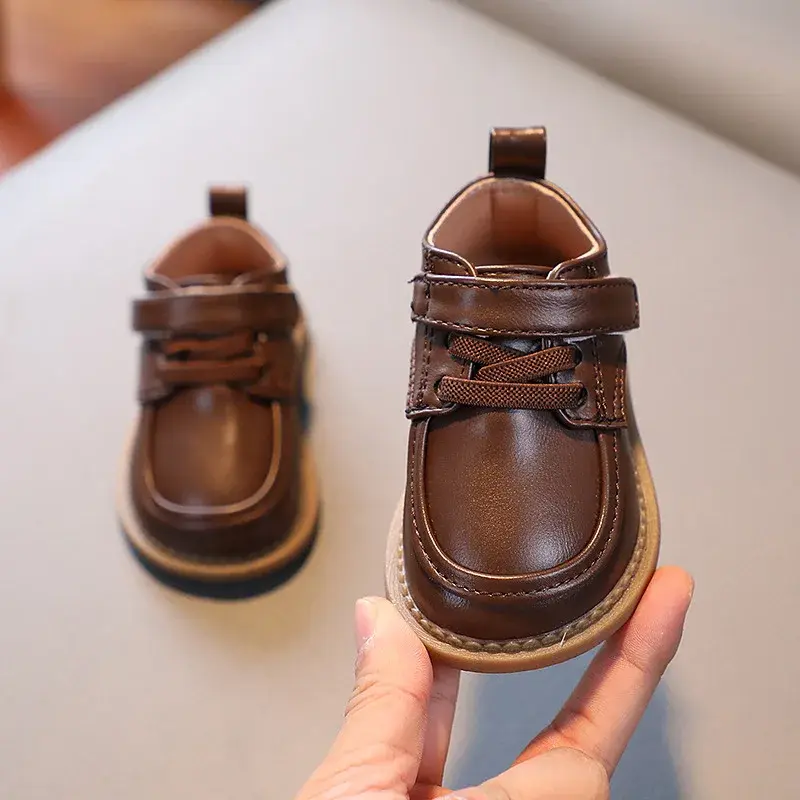 Baby Simple Shoes 2024 New All-match Children Girls Shoes Spring Autumn Toddler Newborn Boy Wedding Party Dress Shoes F11111