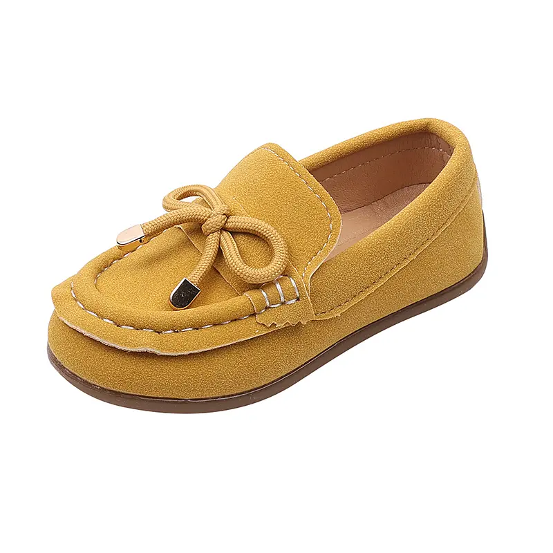 Casual Suede Boys Boat Shoes Handmade Baby Boy Moccain Loafers New Fashion Child Footwear Spring Autumn Children Sneakers F11014