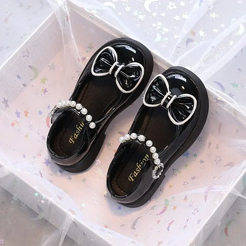 Sweet Leather Shoes Girls Mary Jane Thick-soled Increase Japanese Lolita Shoes Girl Spring Autumn Schoolyard Shoes Kids H06133