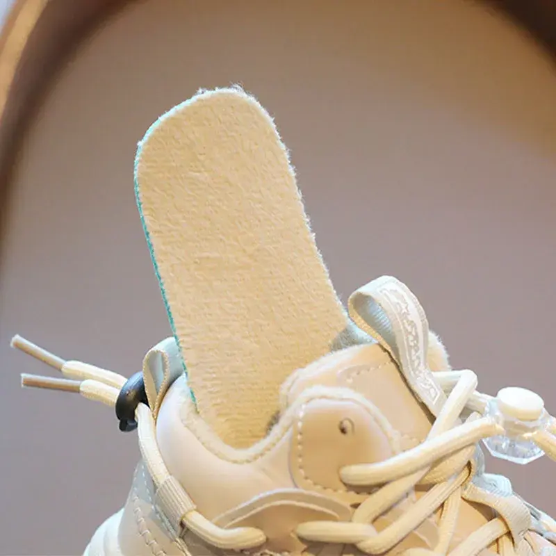 Plush Children Chunky Sneakers Waterproof Boys Sports Shoes Comfortale Arch Support Girls Running Shoes Child Footwear F10272