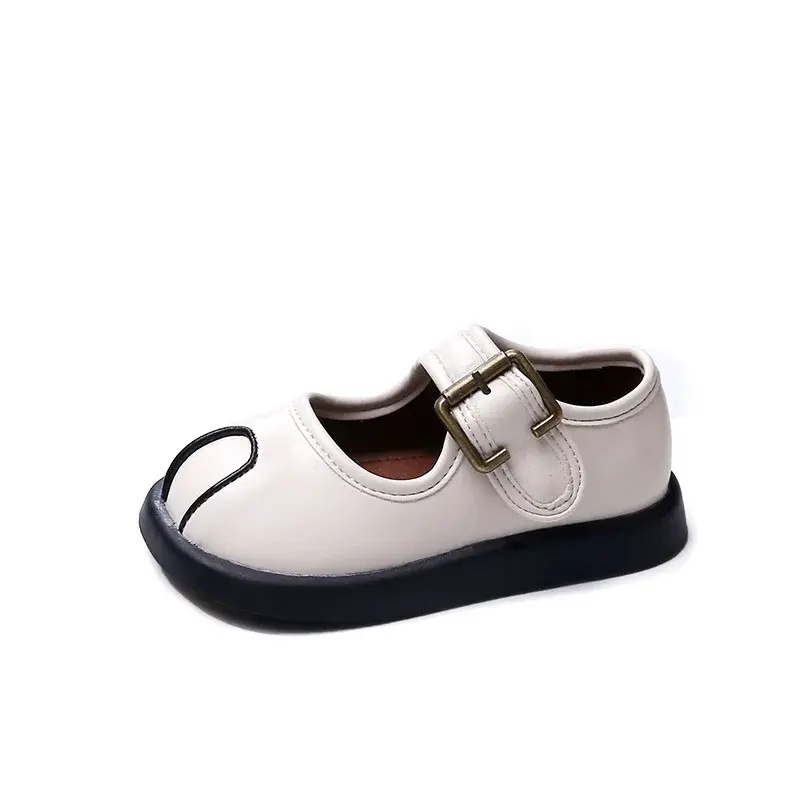Platform Shoes for Kids Girls Wedge mary janes Shoes Girl Elegant England Style Wedding Party Shoes Child Brand Designer I07172