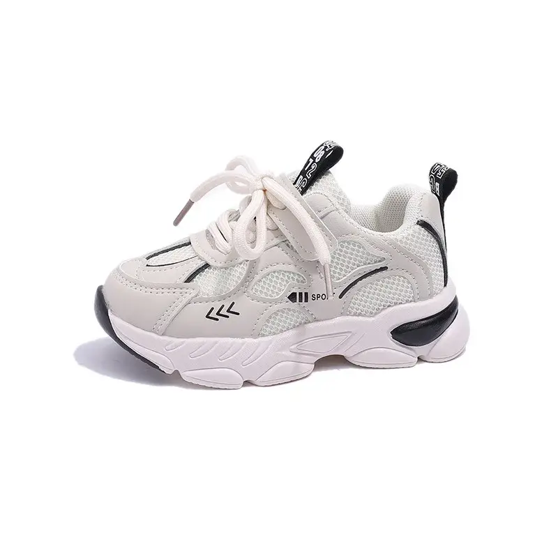 New Sports Kids Mesh Anti-slippery Sneakers Girls Vulcanized Shoes for Children Sneakers Girl Run Training Shoes Outdoor G06176
