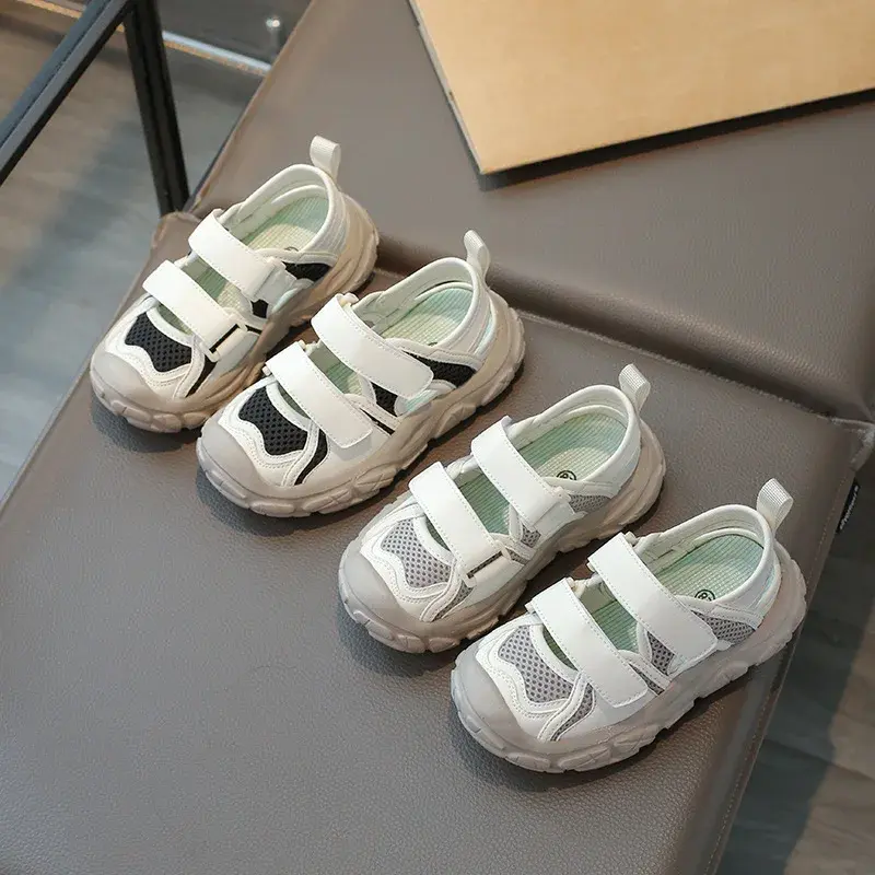 Kid's Summer Shoes Kids Sandals Breathable Boys Sandals Children's Shoes Outdoor Protecting Toes Beach Sandal Water Shoes I03254
