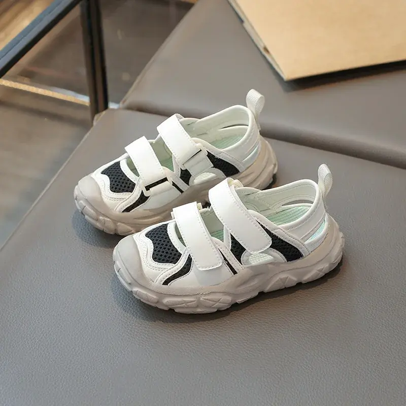 Kid's Summer Shoes Kids Sandals Breathable Boys Sandals Children's Shoes Outdoor Protecting Toes Beach Sandal Water Shoes I03254