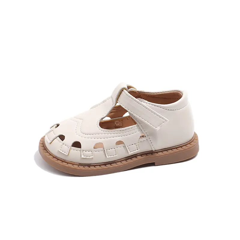 Children Platform Sandals 2024 New Summer Cover Toe Sandal for Kids Cut-outs Boys Girls Fresh Sneaker Holiday Beach Shoes H04151