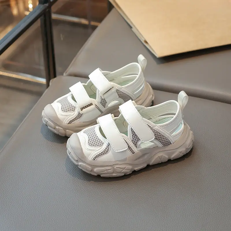 Kid's Summer Shoes Kids Sandals Breathable Boys Sandals Children's Shoes Outdoor Protecting Toes Beach Sandal Water Shoes I03254