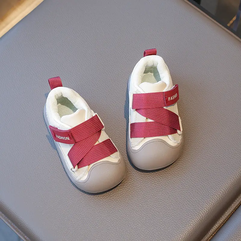 New Child Fashion Vulcanized Sneakers Platform Mix Color Flats Little Girls Shoes Casual Breathable Boys Walking Shoes H07205
