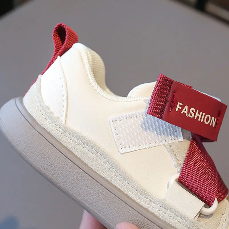 New Child Fashion Vulcanized Sneakers Platform Mix Color Flats Little Girls Shoes Casual Breathable Boys Walking Shoes H07205