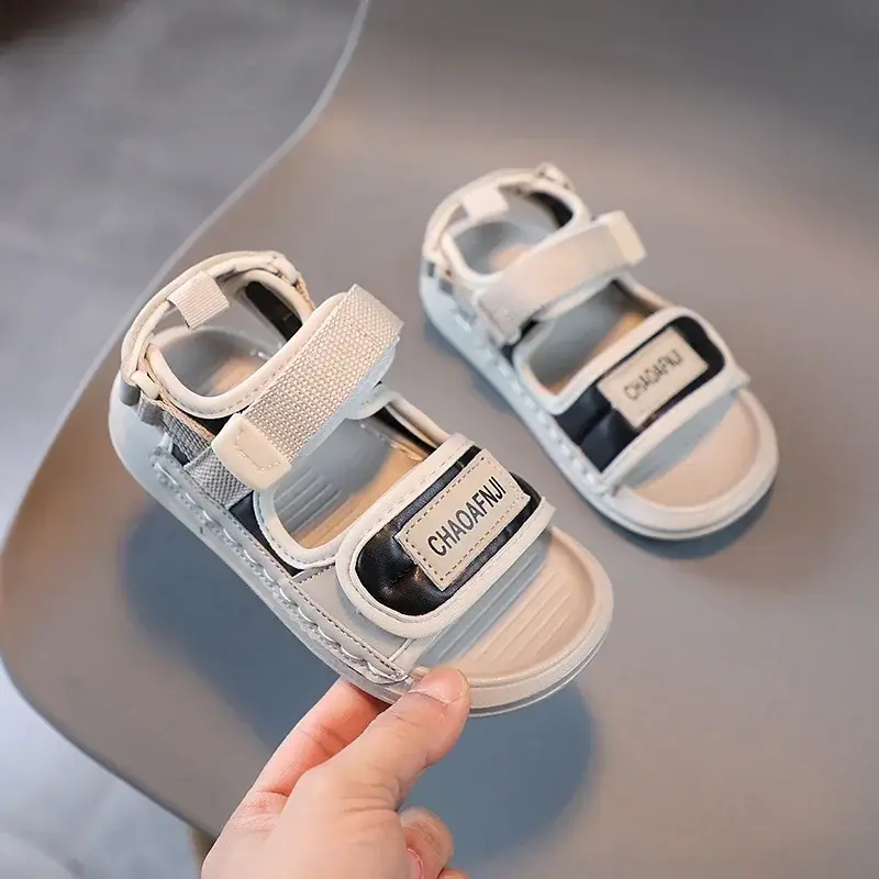 Summer Comfortable Kids Sandals for Boys Girls 1-12 Yrs Casual Children Beach Shoes Canvas Student Super Cool Baby Sandal I04024