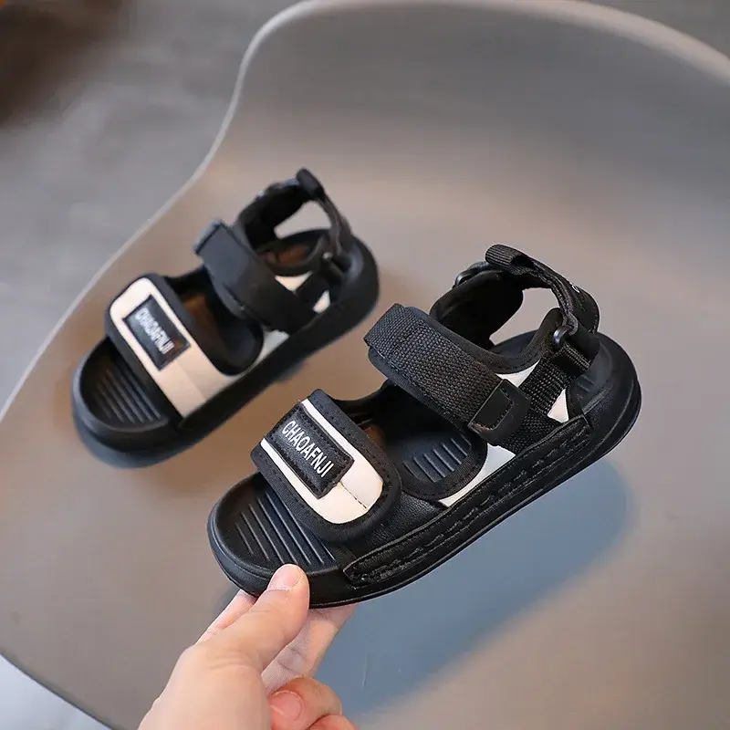 Summer Comfortable Kids Sandals for Boys Girls 1-12 Yrs Casual Children Beach Shoes Canvas Student Super Cool Baby Sandal I04024