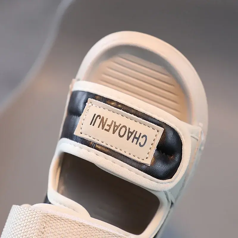 Summer Comfortable Kids Sandals for Boys Girls 1-12 Yrs Casual Children Beach Shoes Canvas Student Super Cool Baby Sandal I04024