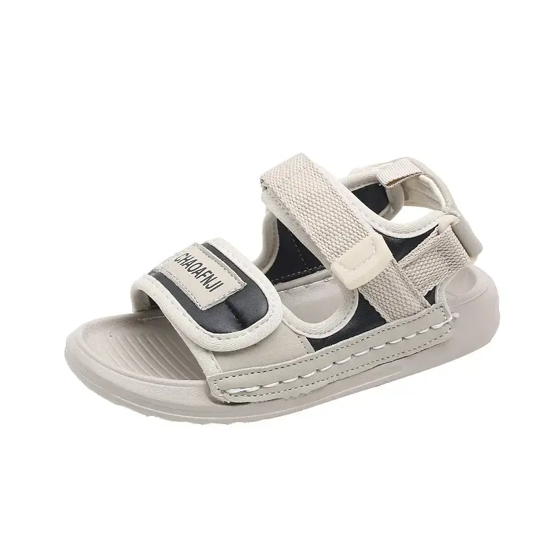 Summer Comfortable Kids Sandals for Boys Girls 1-12 Yrs Casual Children Beach Shoes Canvas Student Super Cool Baby Sandal I04024