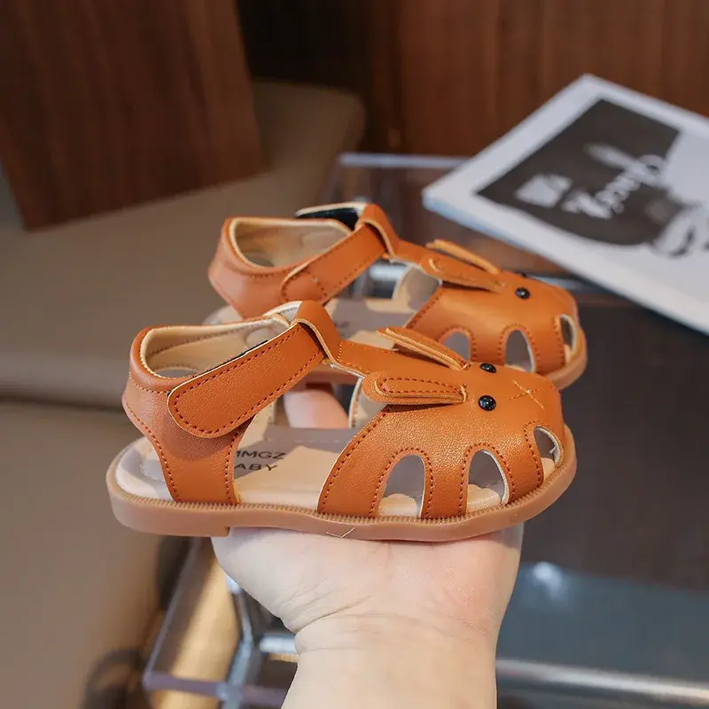 Litte Girl Sandals 1-6 Years Toddler Kids Baby Girls Summer Rabbit Princess Shoes Cut-outs Sandals Children Sandals Girls I03255