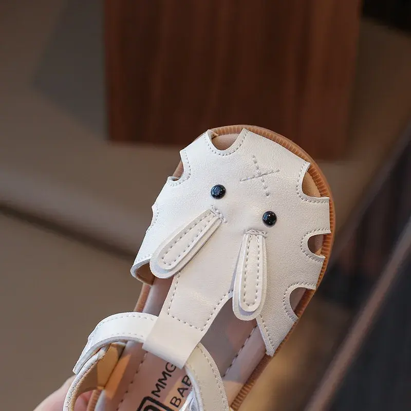 Litte Girl Sandals 1-6 Years Toddler Kids Baby Girls Summer Rabbit Princess Shoes Cut-outs Sandals Children Sandals Girls I03255