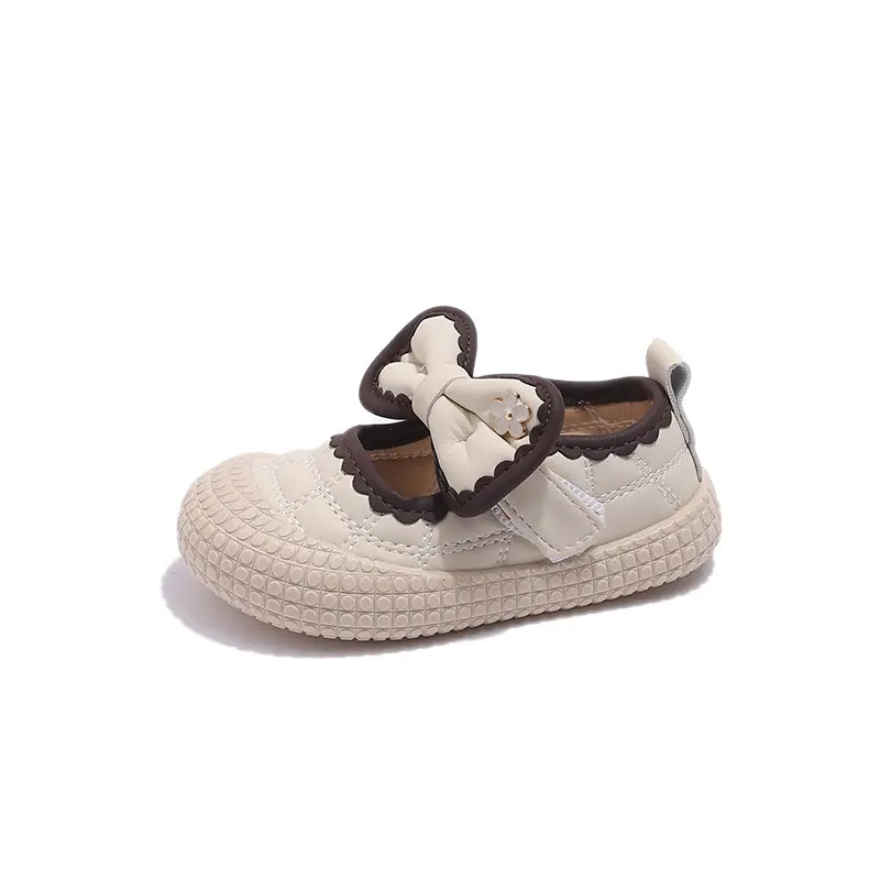 Toddlers Girl Shoes Spring Breathable Casual Baby Girls Shoes By The Yard Cute Princess Flowers Bow-knot Kids First Shoes I07151