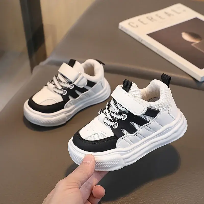 Children Stripes Sneakers Casual Shoes for Boys Breathable Mesh Comfortable High Quality Running Sports Kids Girls Shoes H06163