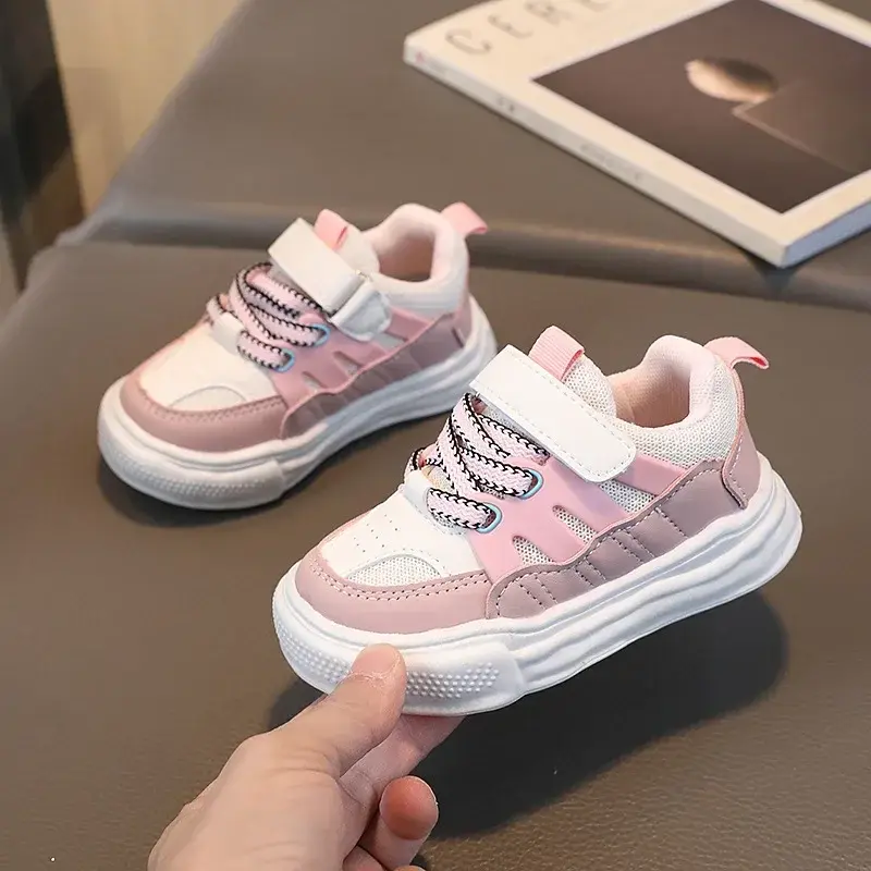 Children Stripes Sneakers Casual Shoes for Boys Breathable Mesh Comfortable High Quality Running Sports Kids Girls Shoes H06163