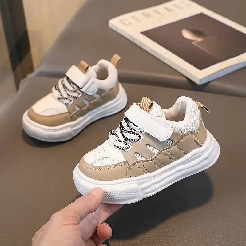 Children Stripes Sneakers Casual Shoes for Boys Breathable Mesh Comfortable High Quality Running Sports Kids Girls Shoes H06163