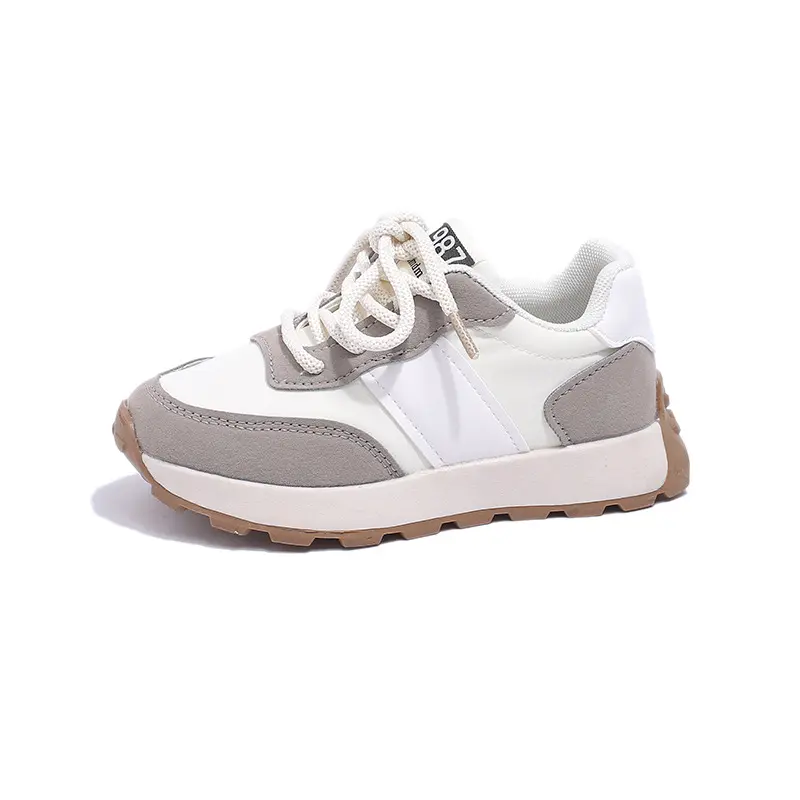 New Sneakers for Children Boys Platform Casual Sports Running Shoes Girls Students Stitching Upper Fashion Chunky Sneaker H03014