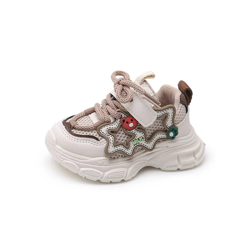Cute Bear Pattern tenis Shoes for Children Anti-sultry Spring Summer Toddler Boy Sneakers School Girls Training Shoes New I070