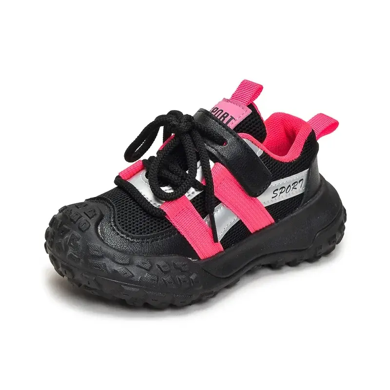 Unisex New Children Sneakers Platform Casual Breathable Sport Design Vulcanized Shoes Fashion Tennis Boys Girls Footwear I02242