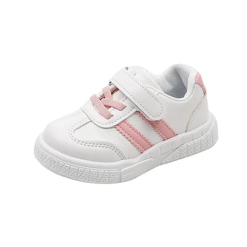 2025 White Casual Shoes Child Lightweight Sneakers Breathable tenis Sports Shoes Girls Kids Boys Skateboarding Shoes Flat I01172