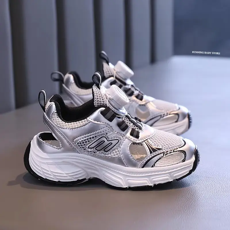 Breathable Summer Sneakers for Kids Boys Girls Hollow Out Children Sport Sandals Shoes Comfortable Chic Looks Beach Shoes I02071