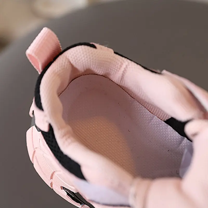 New Boy Fashion Sneaker Spring Mesh Breathable Platform Running Shoes Tennis Shoe High Quality Non Slip Sport Shoes Girls I01125