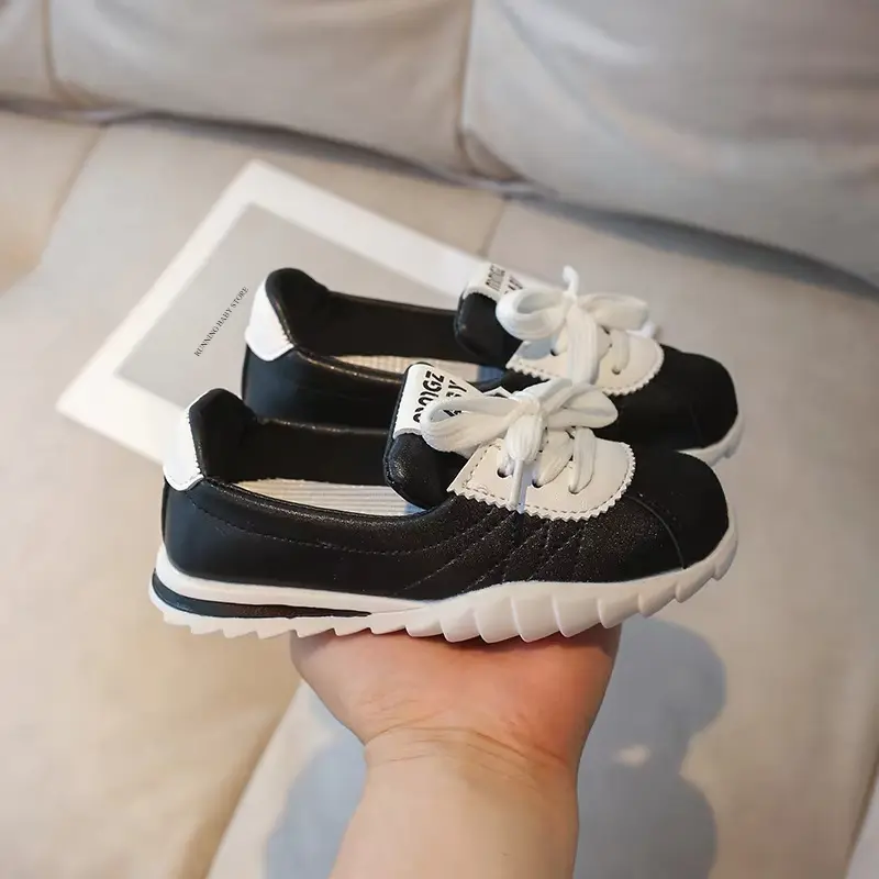 New Spring Children Casual Sport Shoes Fashion Stripes Breathable Shallow Soft Sole Non-Slip Kids Sneakers for Boys Girls I01261