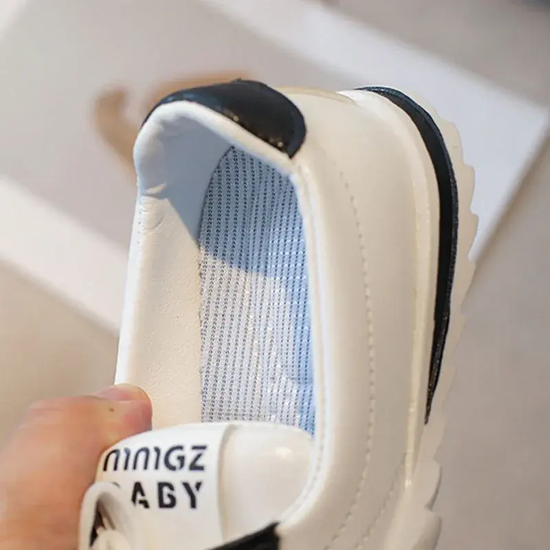 New Spring Children Casual Sport Shoes Fashion Stripes Breathable Shallow Soft Sole Non-Slip Kids Sneakers for Boys Girls I01261
