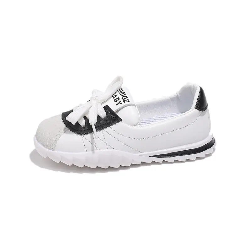 New Spring Children Casual Sport Shoes Fashion Stripes Breathable Shallow Soft Sole Non-Slip Kids Sneakers for Boys Girls I01261