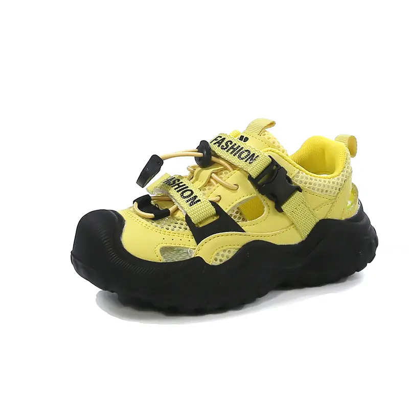 Well-ventilated Cut-Outs Summer Basketball Shoes for Kids Boy Comfortable Arch Support Teenage Hiking Shoes Girl Sneakers I06032