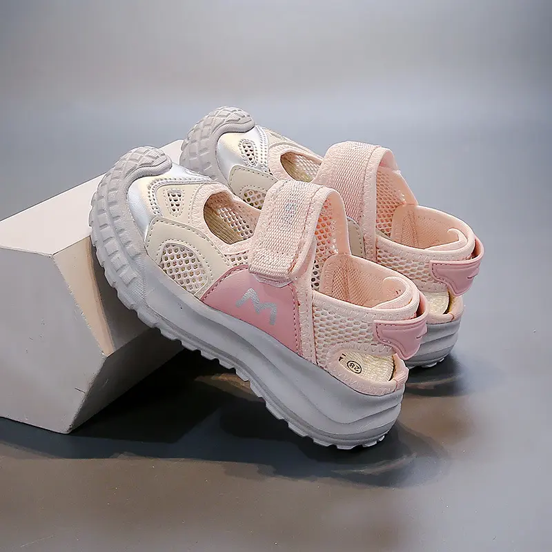 Breathable Sports Sandals for Children Unisex Casual Beach Water Shoes Comfortable Soft Sole Kids Shoes Cut-outs Sneakers I06024