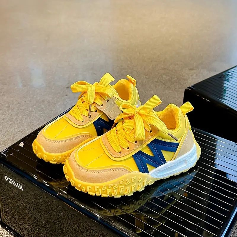 Neutrals and Bright Hues Children's Sneaker New Arrival Sports Casual Outdoor Walking Shoes Girl Trainning Shoes Kids Boy I03074