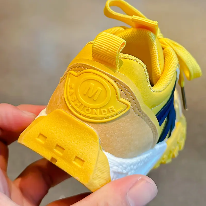 Neutrals and Bright Hues Children's Sneaker New Arrival Sports Casual Outdoor Walking Shoes Girl Trainning Shoes Kids Boy I03074